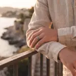 anel para homem em aço inoxidável 316L, modelo Bronx