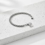 Pulseira para homem com pendente ancora