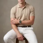 Relógio para Homem Pit em aço inoxidável e bracelete com elos