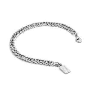 Pulseira para Homem em Aço Inoxidável - marca portuguesa Twobrothers - Pulseira Culver - Pulseiras masculinas com estilo - Pulseiras em aço inoxidável para homem