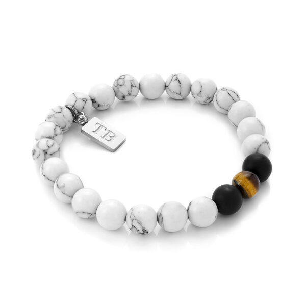 Pulseira Homem Aço Inoxidável com Pedras - Twobrothers Pulseira Albuquerque