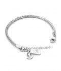 Pulseira com âncora para Mulher em aço inoxidável - Twobrothers Edina - pulseira em aço inoxidável para mulher - pulseira feminina