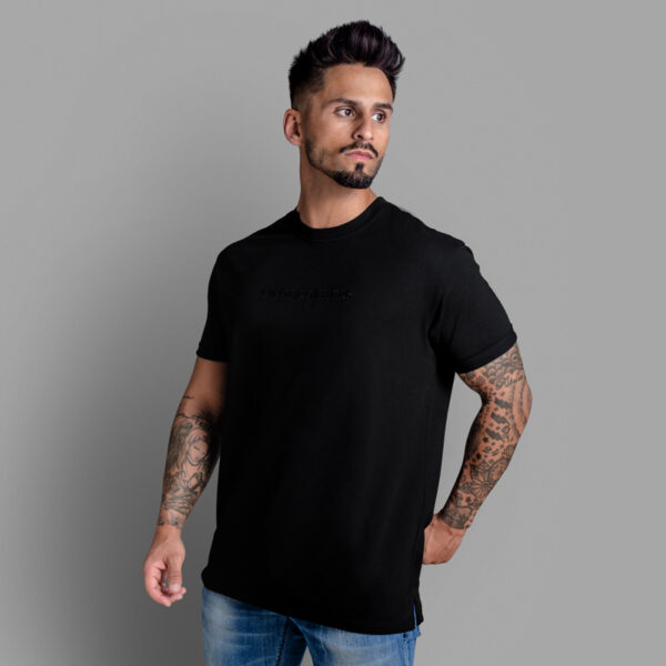 T-Shirt para Homem em Algodão Premium Loose Fit - Twobrothers Bullock - Lado