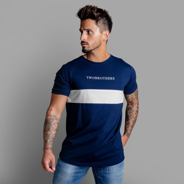 T-Shirt para Homem em Algodão Premium Regular Fit - Twobrothers Beaver - Frente