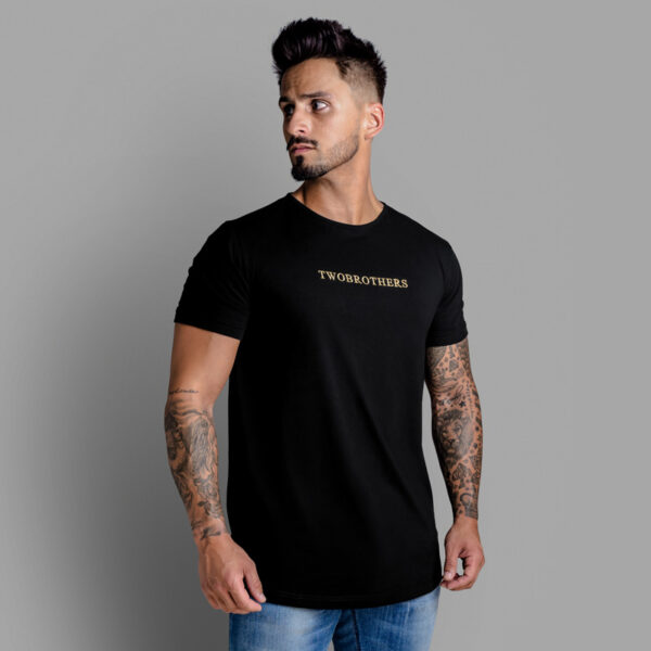 T-Shirt para Homem em Algodão Premium Regular Fit - Twobrothers Manila - Lado