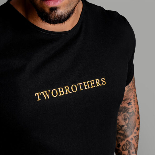 T-Shirt para Homem em Algodão Premium Regular Fit - Twobrothers Manila - Painel TB