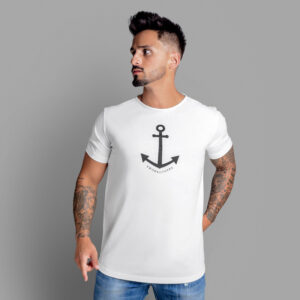 T-Shirt para Homem em Algodão Premium Regular Fit - Twobrothers Parker - Frente