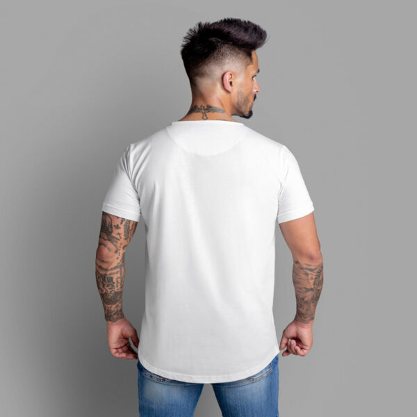 T-Shirt para Homem em Algodão Premium Regular Fit - Twobrothers Safford - Costas