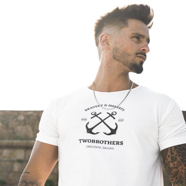 T-Shirt para Homem em Algodão Premium Regular Fit - Twobrothers Fillmore