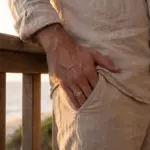 Anel Ace em aço inoxidável para homem na cor prateada