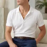 Colar para homem em aço inoxidável dourado com medalha justice