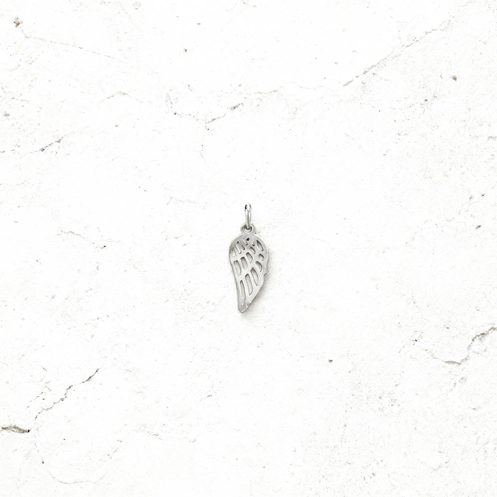 pendente-asa-pequena-atrani pendente em forma de asa para colares masculinos em aço inoxidável.