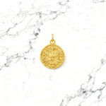 Pendente com medalha espirito santo.