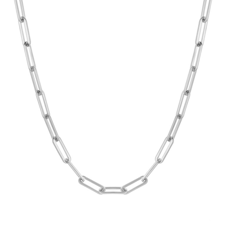 Colar Vittoria, para mulher, estilo corrente em aço inoxidável da marca portuguesa Twobrothers.