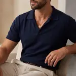 Colar Homem Dourado com Medalha Vitruviano - Image 2