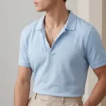 Colar Homem prateado com pendente em forma de rosa, produzido em aço inoxidável, da marca Twobrothers.