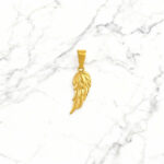 Pendente para colares em forma de asa.