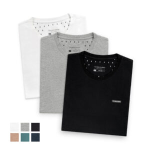 Pack de três t-shirts Detroit, para homem, em algodão de qualidade e conforto superior
