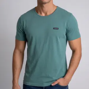T-shirt para homem modelo Detroit na cor verde
