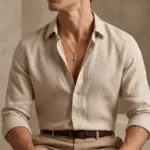 Colar para homem em aço inoxidável dourado, modelo poseidon tridente