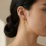 Brincos Mulher Dourados Francesca - Image 2