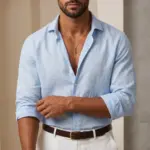 Colar para homem em aço inoxidável dourado com pendente em forma de espada