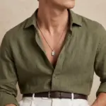 Colar para homem em aço inoxidável prateado com medalha seattle personalizável