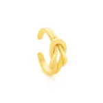 anel de mulher em aço inoxidavel dourado charlotte