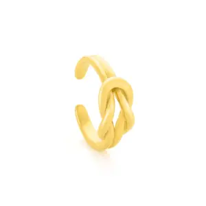anel de mulher em aço inoxidavel dourado charlotte