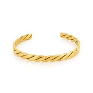 pulseira para mulher escrava dourada flora