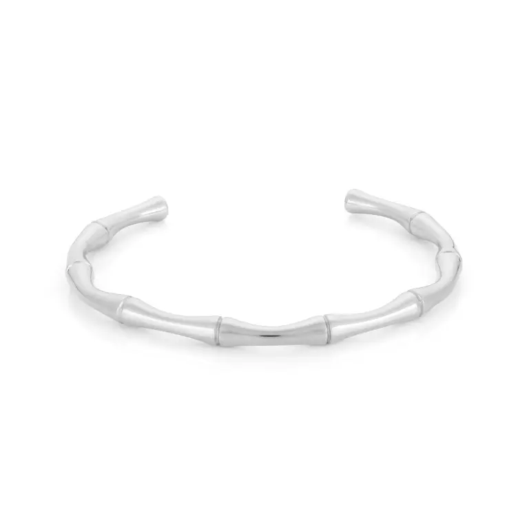 pulseira escrava para mulher em prateado louise