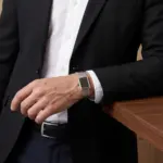 Relógio para homem modelo Vegas Link, com bracelete com elos em aço inoxidável 316L