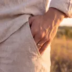 Aliança Fina para homem em aço inoxidável dourado