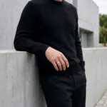 Anel para homem Rebel dourado em aço inoxidável 316L