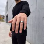 Anel para homem Orlando em aço inoxidável 316L