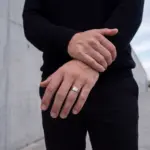 Anel para homem Orlando em aço inoxidável 316L