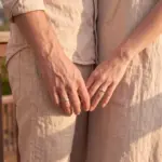 Anel Rebel em aço inoxidável para homem na cor prateado