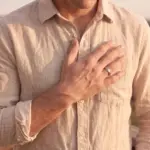 Anel Rebel em aço inoxidável para homem na cor prateado
