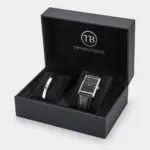 Pack relógio Vegas e pulseira escrava fina em aço inoxidavel 316L