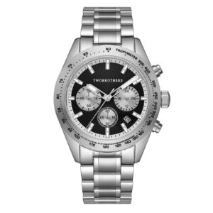 Relógio para homem, modelo Exclusive Bronx Link, com bracelete com elos e em aço inoxidável