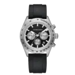 Relógio Exclusive Bronx Sport para homem com bracelete em silicone preto