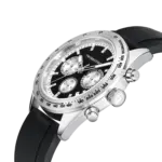Relógio Exclusive Bronx Sport para homem com bracelete em silicone preto