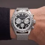 Pack Relógio Exclusive Bronx e pulseira escrava em aço inoxidável para homem